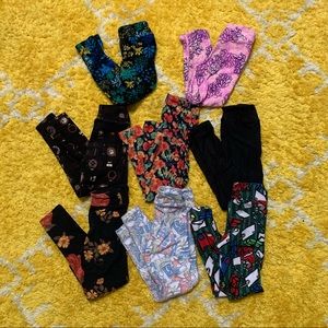 LOT OF LULAROE KIDS LEGGINGS!!